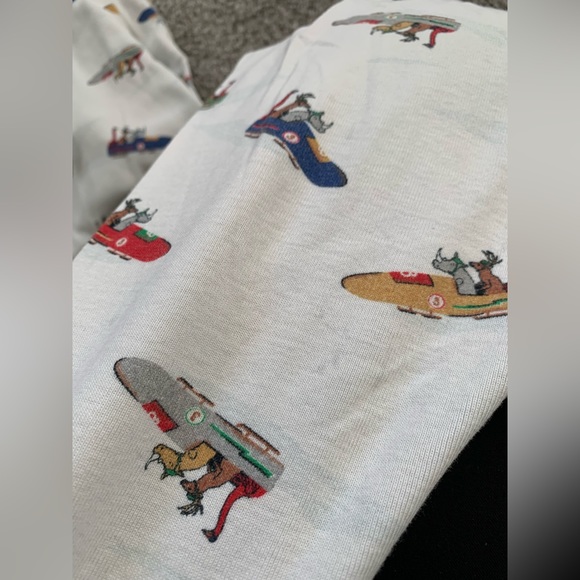 Hanna Andersson 120 size 6/7 Organic Cotton holiday Winter pajamas - Picture 5 of 5